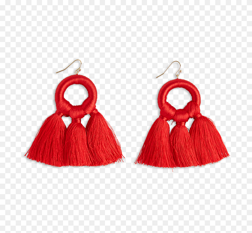 Red Tassel Earrings Lindex, Accessories, Jewelry, Earring, Female Free Png