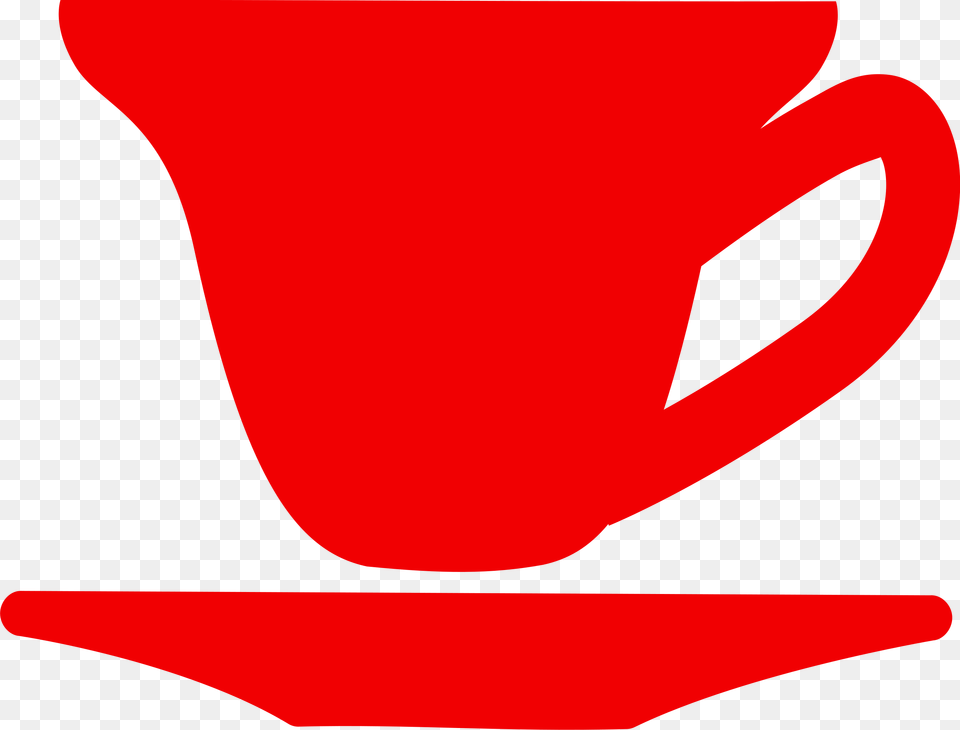 Red Teacup Clipart, Cup, Saucer, Beverage, Coffee Free Transparent Png