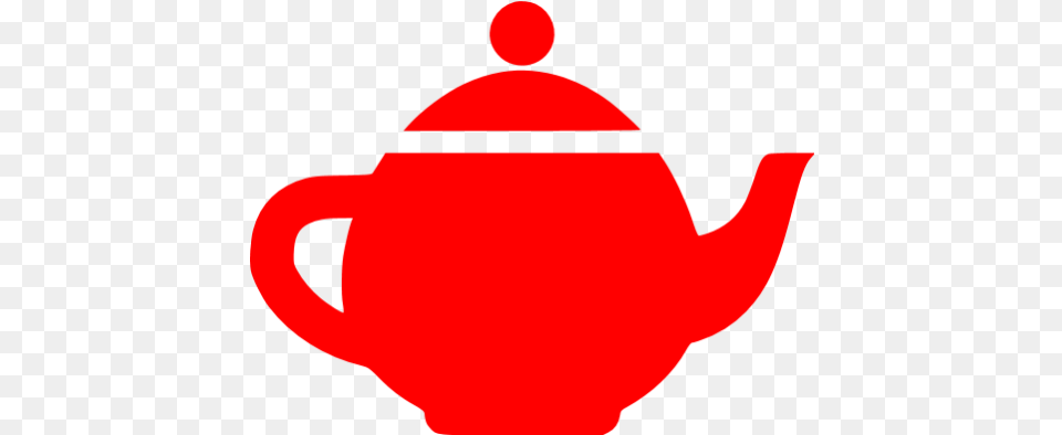 Red Teapot Icon Goodge, Cookware, Pot, Pottery, Food Free Png