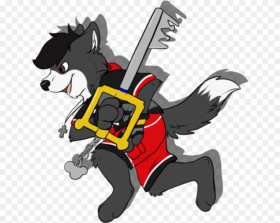 Red The Keyblade Wielder Cartoon, Animal, Baby, Bird, Person Free Transparent Png