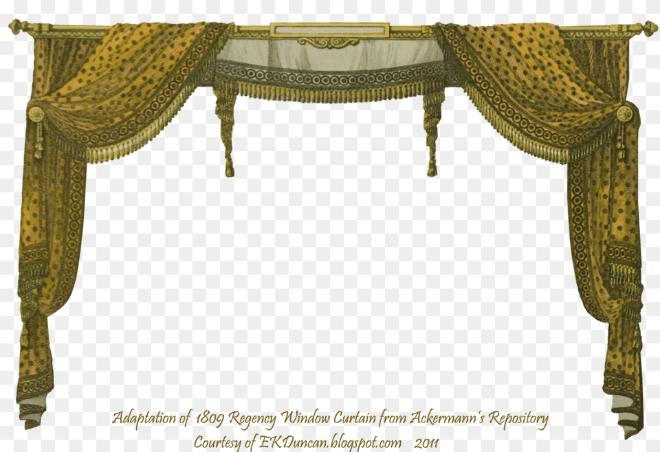 Red Theatre Vintage Curtains Png Image