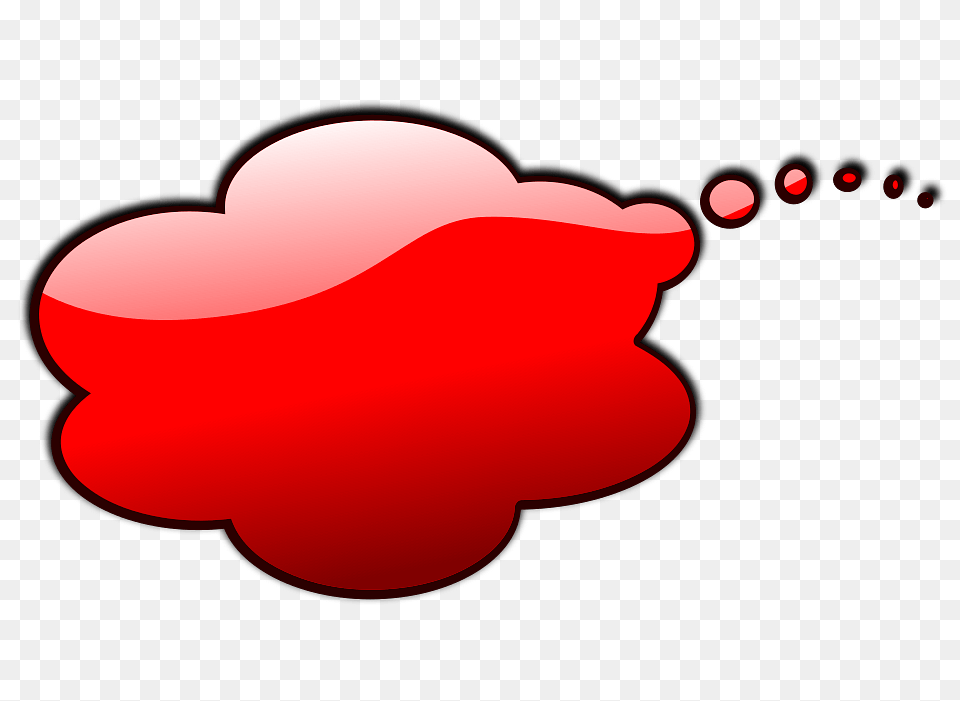 Red Thought Bubble, Food, Ketchup, Plant, Flower Free Transparent Png