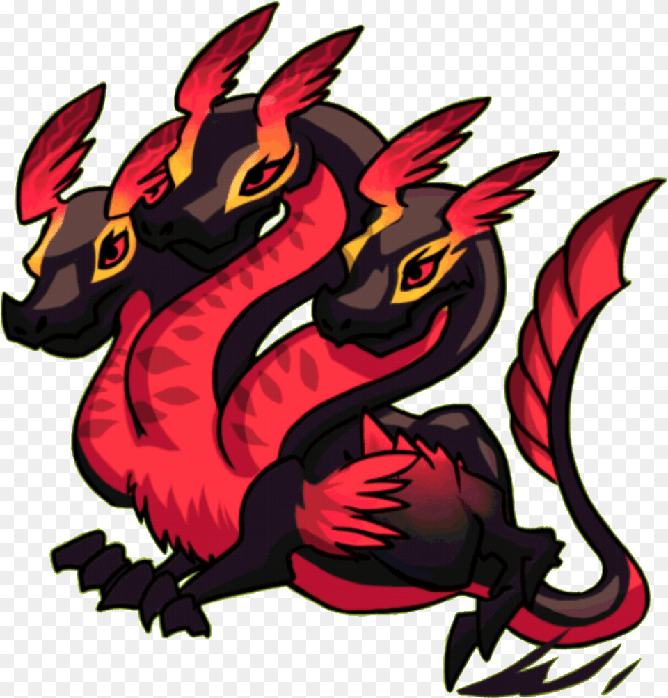 Red Three Headed Dragon, Baby, Person Free Png Download