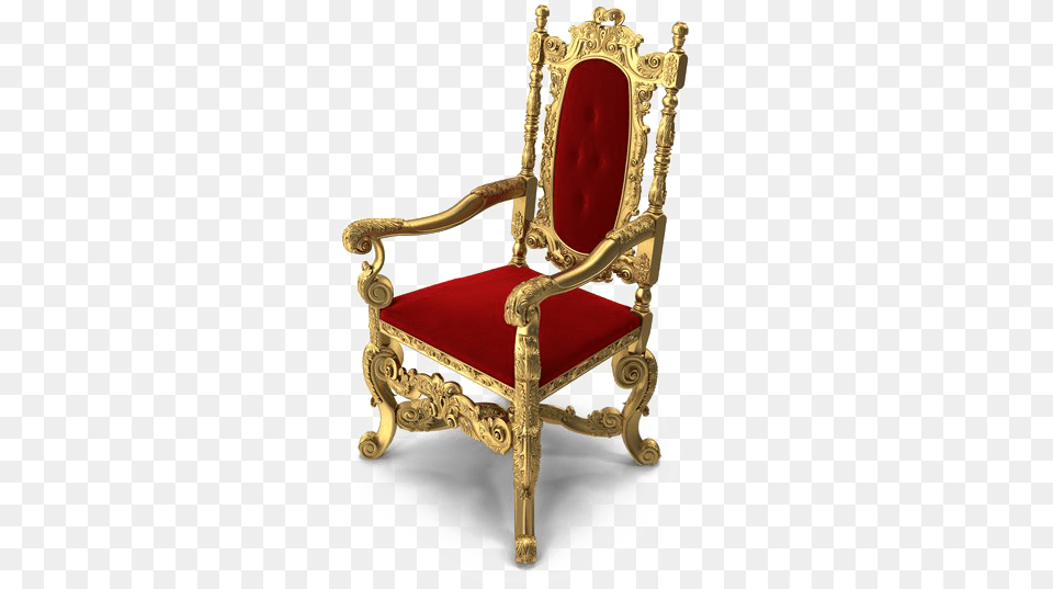 Red Throne Image Throne, Furniture, Chair, Armchair Free Transparent Png
