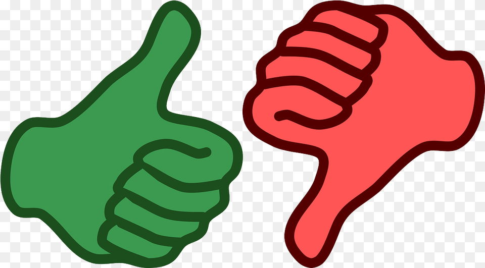 Red Thumbs Down Thumbs Up And Down, Body Part, Finger, Hand, Person Free Png