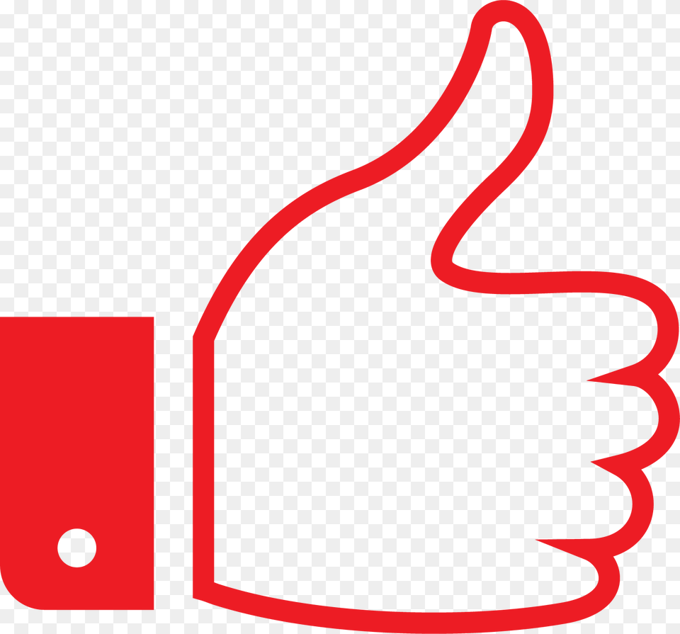 Red Thumbs Up Icon, Body Part, Finger, Hand, Person Png Image