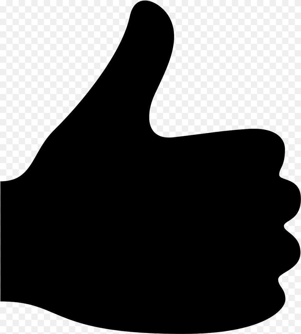 Red Thumbs Up Icon, Gray Free Transparent Png