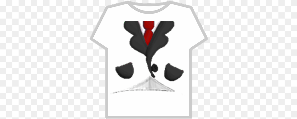 Red Tie Black Suit T Shirt Purple Shirt Roblox, T-shirt, Clothing, Accessories, Formal Wear Png Image