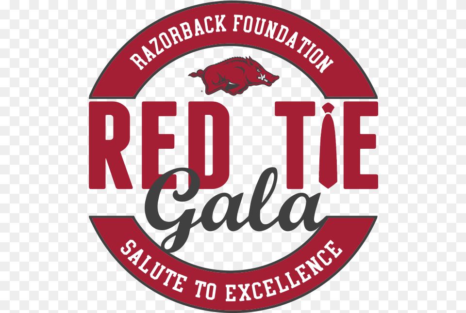 Red Tie Gala Is A Fun Evening That Recognizes The Academic University Of Arkansas Razorbacks 2 Sided House Flagbanner, Logo, Architecture, Building, Factory Free Png