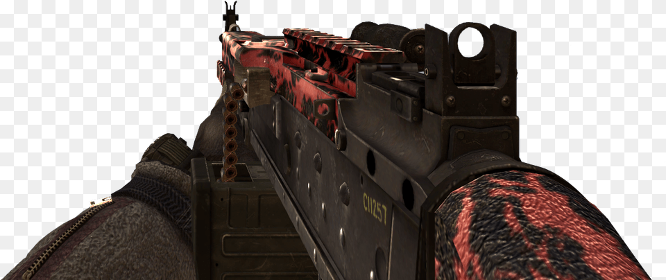 Red Tiger Camo Mw2 Download Mw2 Red Tiger, Firearm, Gun, Rifle, Weapon Png Image