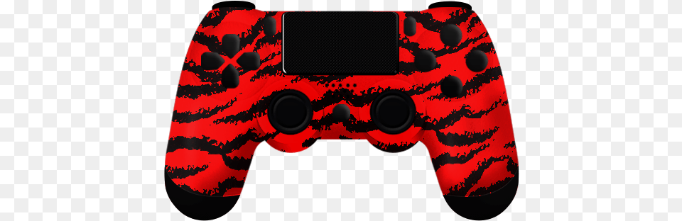 Red Tiger Controllers Ps4 Video Games, Electronics, Joystick Png Image
