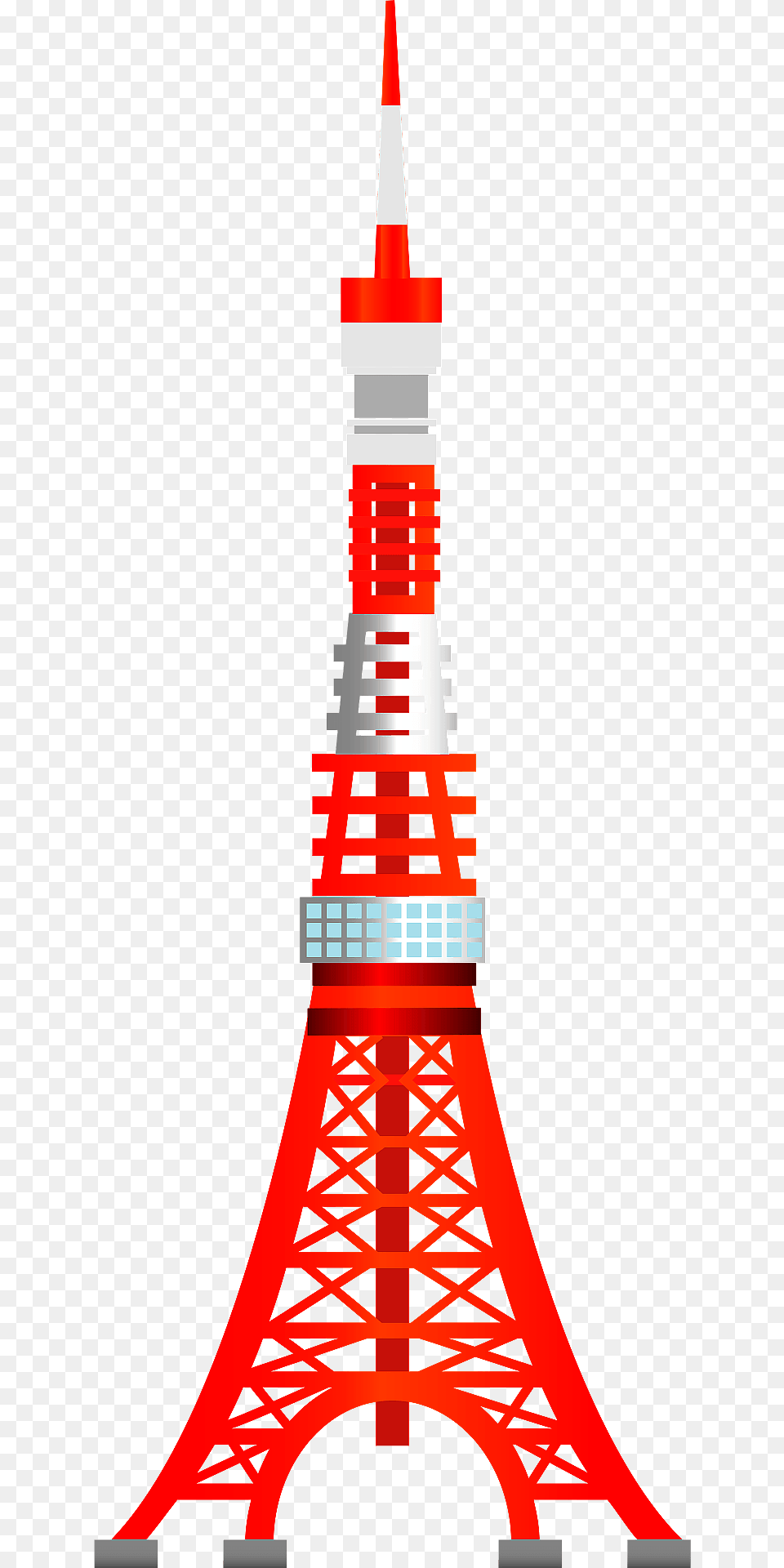 Red Tokyo Tower Clipart, City, Architecture, Building, Spire Free Transparent Png