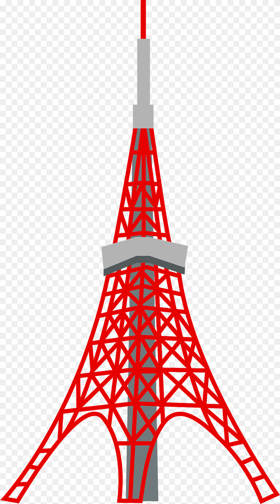 Red Tokyo Tower Clipart, Architecture, Building Free Png Download