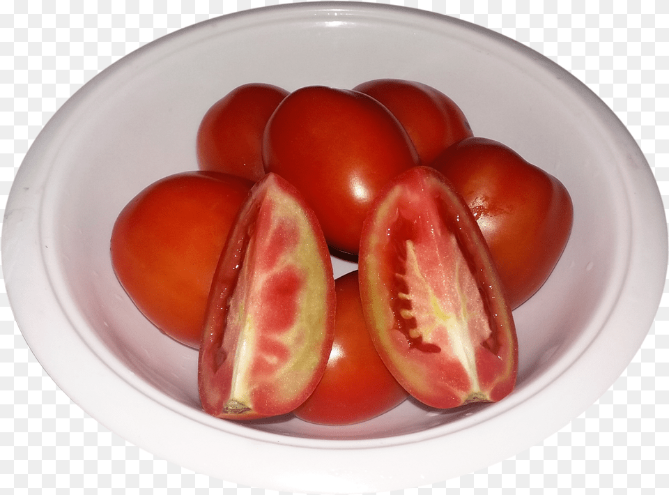 Red Tomato Freebek Vegetables Plum Tomato, Plate, Food, Plant, Produce Free Transparent Png