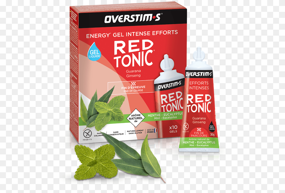 Red Tonic Box, Herbal, Herbs, Mint, Plant Png Image