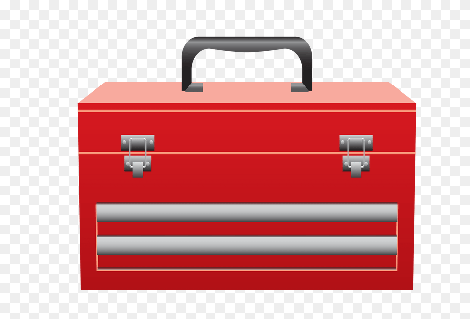 Red Toolbox Clipart, Bag, Box Free Png