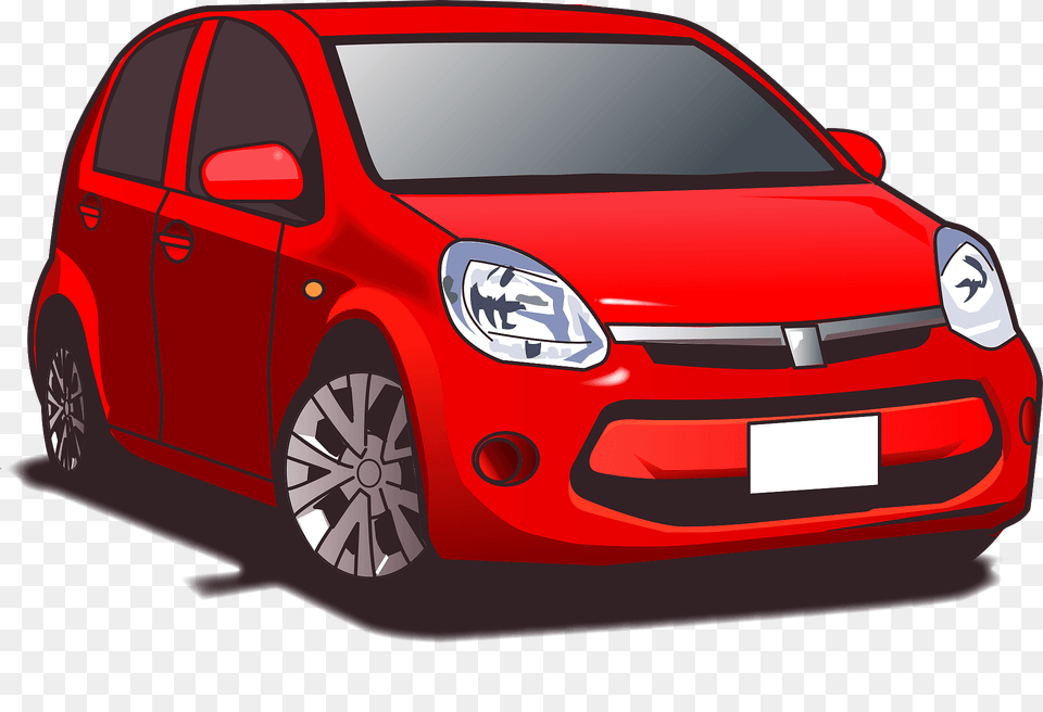 Red Toyota Car Clipart, Vehicle, Transportation, Sedan, Alloy Wheel Free Png