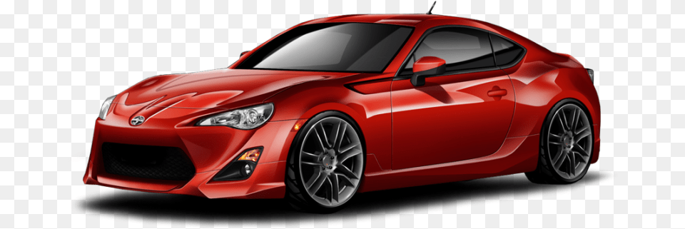 Red Toyota Gt86 Car, Vehicle, Coupe, Transportation, Sports Car Free Png Download
