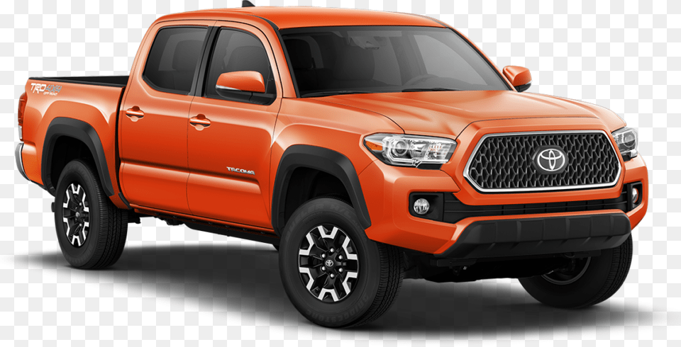 Red Toyota Tacoma 2018, Pickup Truck, Transportation, Truck, Vehicle Png Image