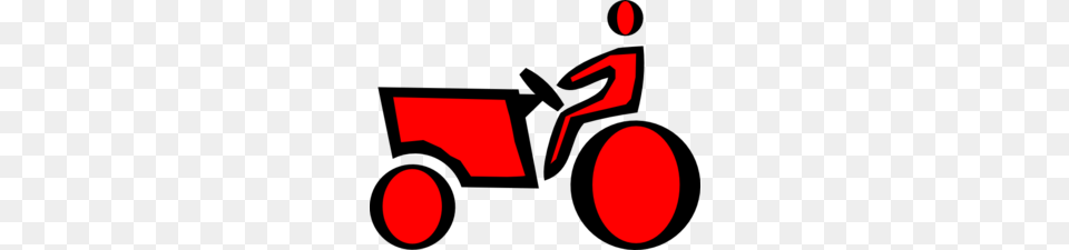 Red Tractor Clip Art, Grass, Lawn, Plant Png Image