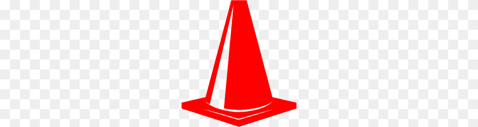 Red Traffic Cone Icon, Logo, Maroon Free Transparent Png