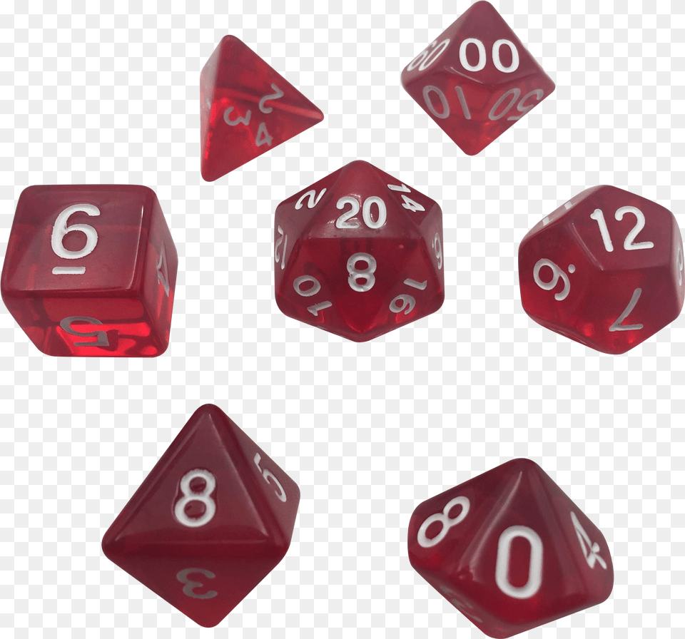 Red Translucent Color Dnd Dice Transparent Background, Game Free Png