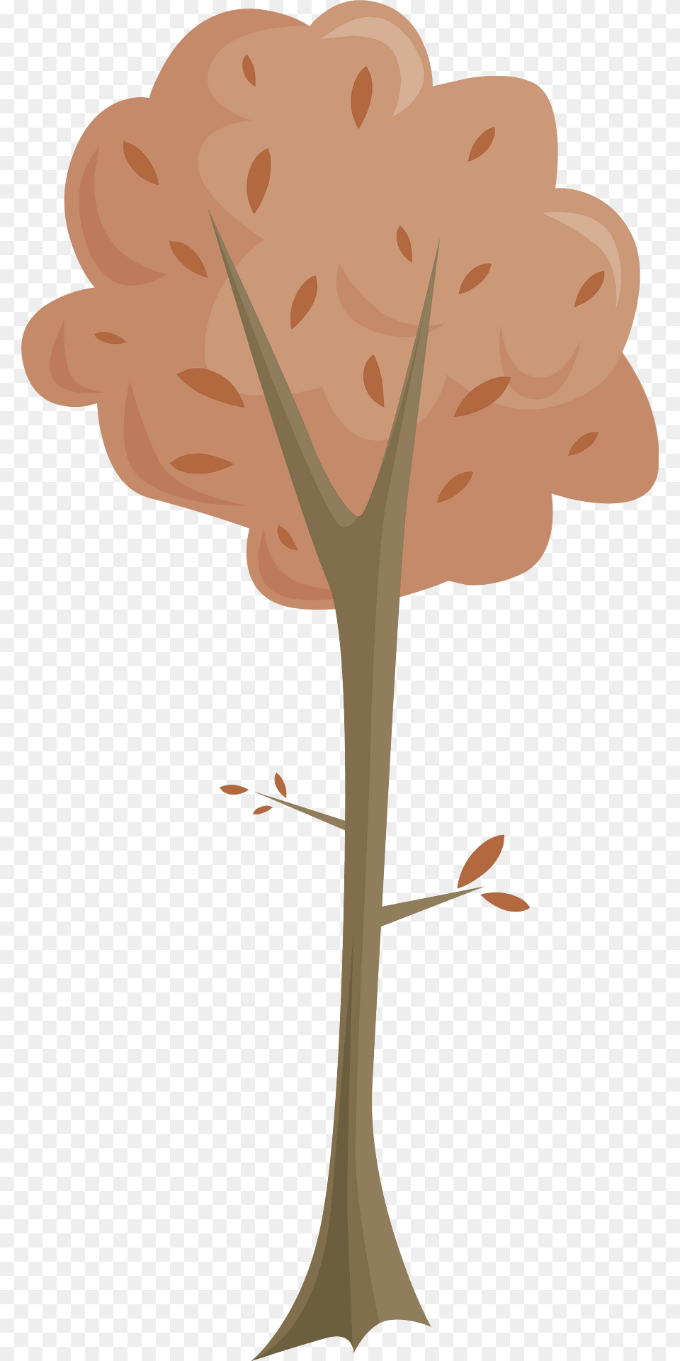 Red Tree Clipart, Flower, Plant, Art, Animal Png Image