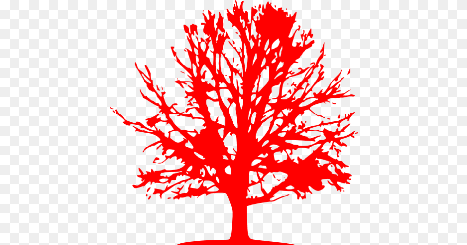 Red Tree Icon Free Red Tree Icons Everyone Sit Under Their Own Vine And Fig Tree, Plant, Maple, Oak Png Image