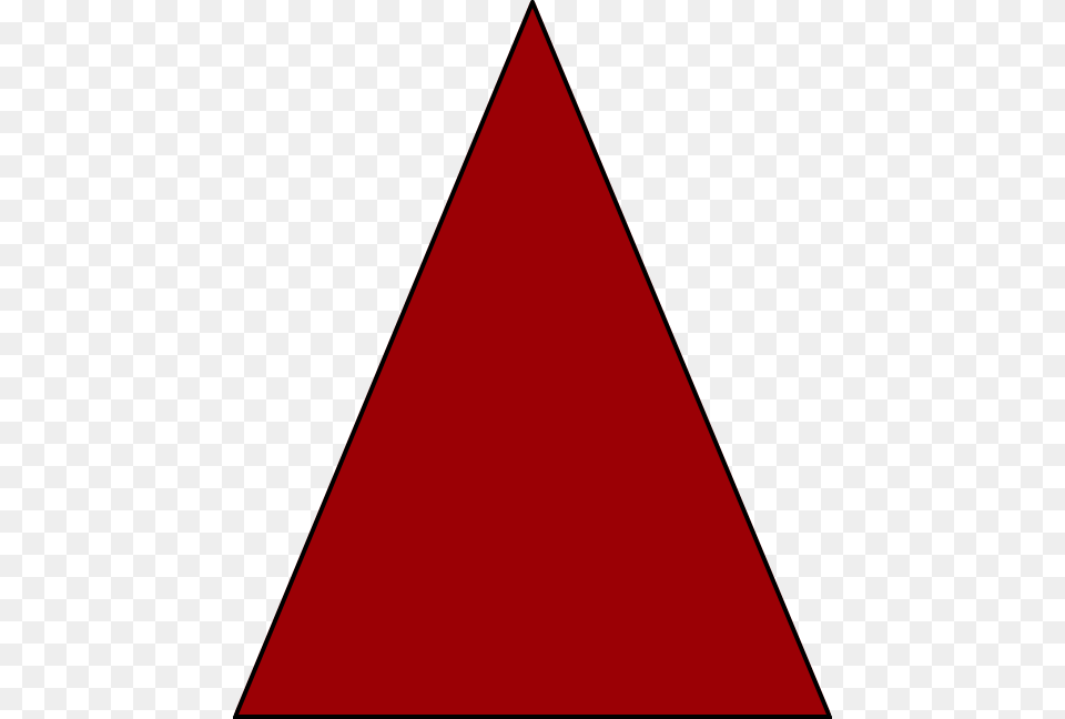 Red Triangle Png Image