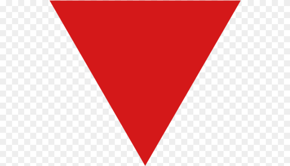 Red Triangle Arrow Down Png Image