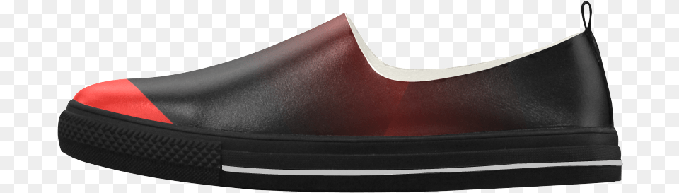 Red Triangle Gradation Shoe Apus Slip On Microfiber Slip On Shoe, Clothing, Footwear, Sneaker Free Transparent Png