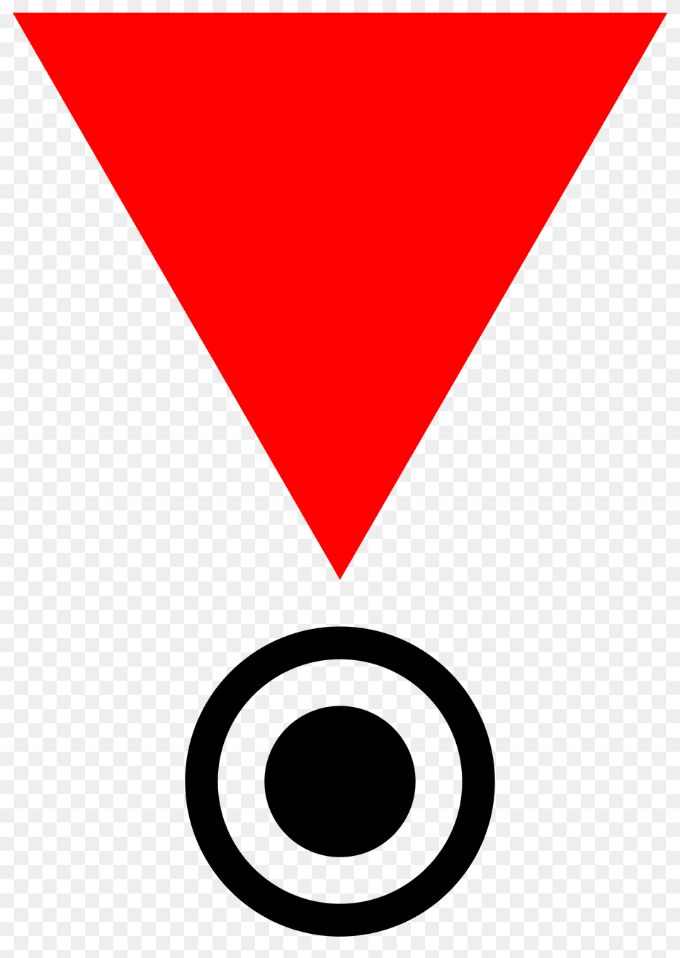 Red Triangle Penal Free Png