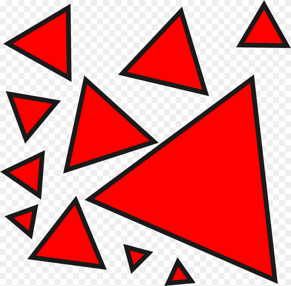 Red Triangle Picture Red Triangles Free Transparent Png