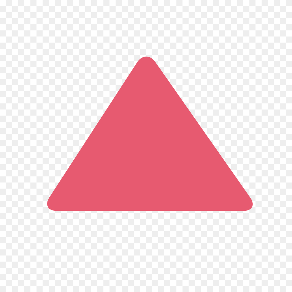 Red Triangle Pointed Up Emoji Clipart Free Transparent Png