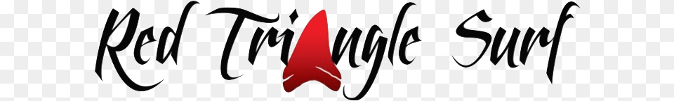 Red Triangle Surf Graphic Design, Handwriting, Text Png