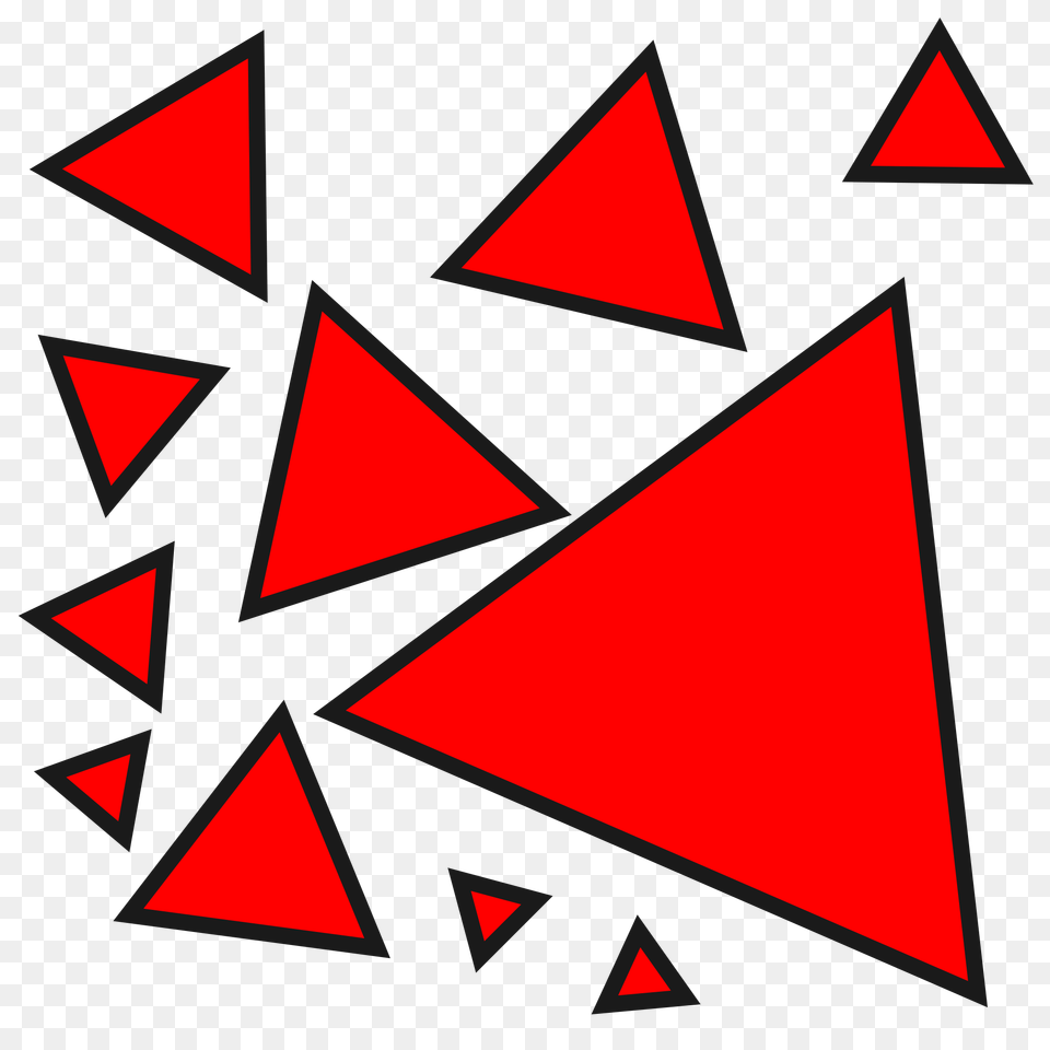 Red Triangles, Triangle, Scoreboard Png Image