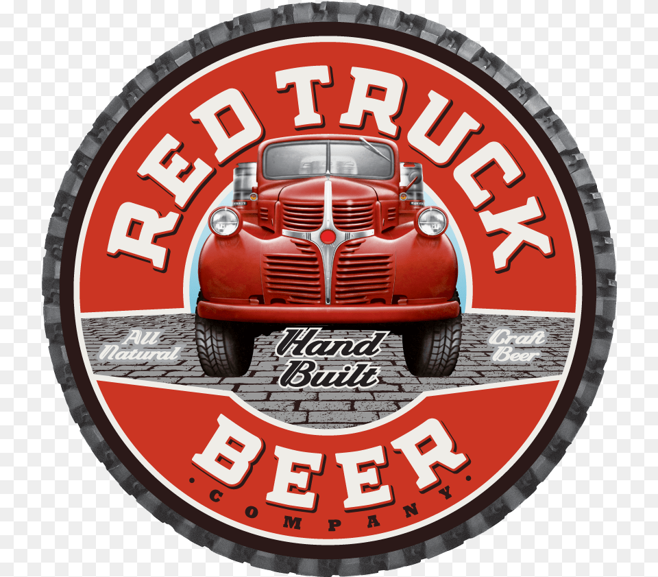 Red Truck Beer Company Logo, Car, Transportation, Vehicle, Machine Png