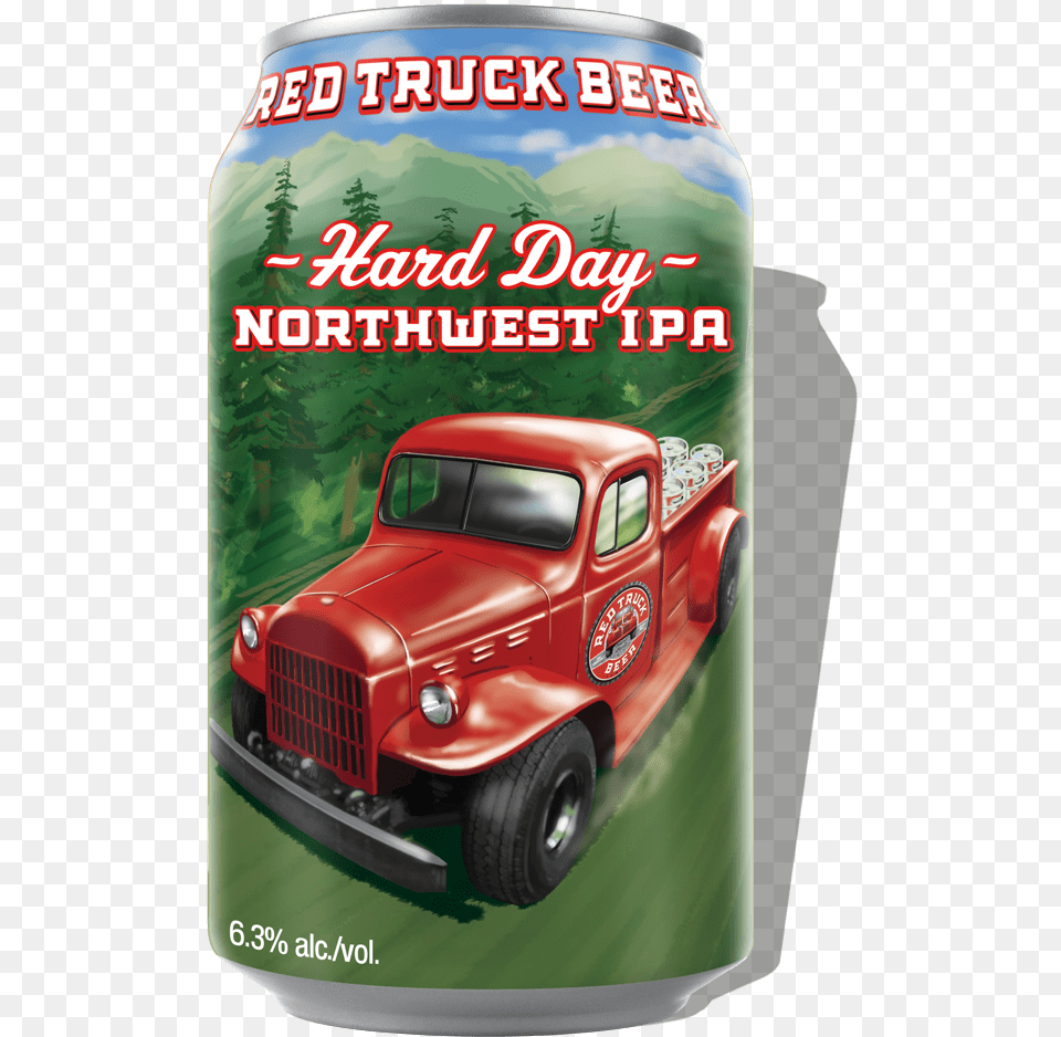 Red Truck Ipa Beer, Machine, Wheel, Car, Transportation Free Png