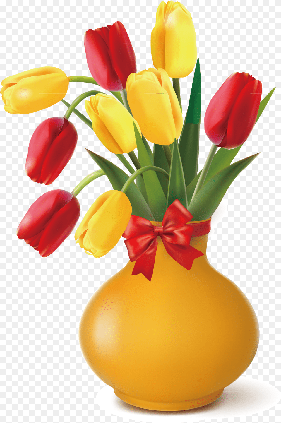 Red Tulip Tulip Flower Bouquet Clip Art Flower Pot Vector Flower Vase, Flower Arrangement, Flower Bouquet, Jar, Plant Free Png