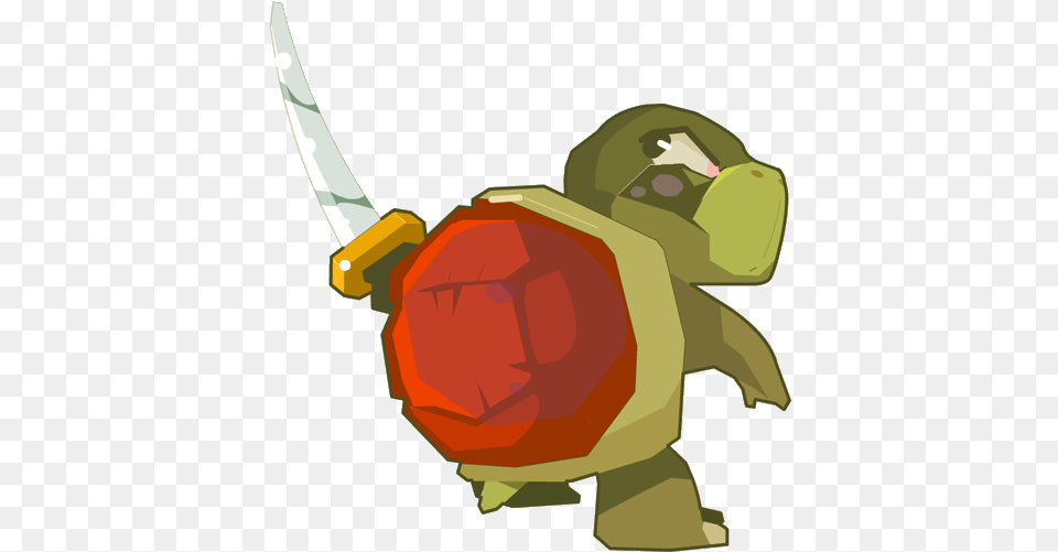Red Turtle Terror Squad, Sword, Weapon, Bulldozer, Machine Free Png