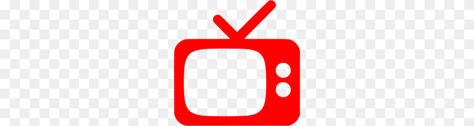 Red Tv Icon, Logo, Maroon Png Image