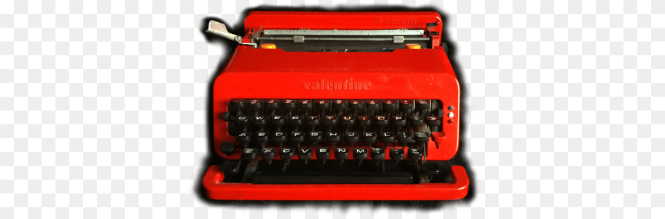 Red Typewriter Pictures Machine, Computer, Computer Hardware, Computer Keyboard, Electronics Free Transparent Png