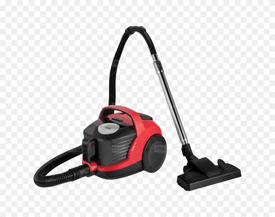 Red Vacuum Cleaner, Appliance, Device, Electrical Device, Grass Png Image