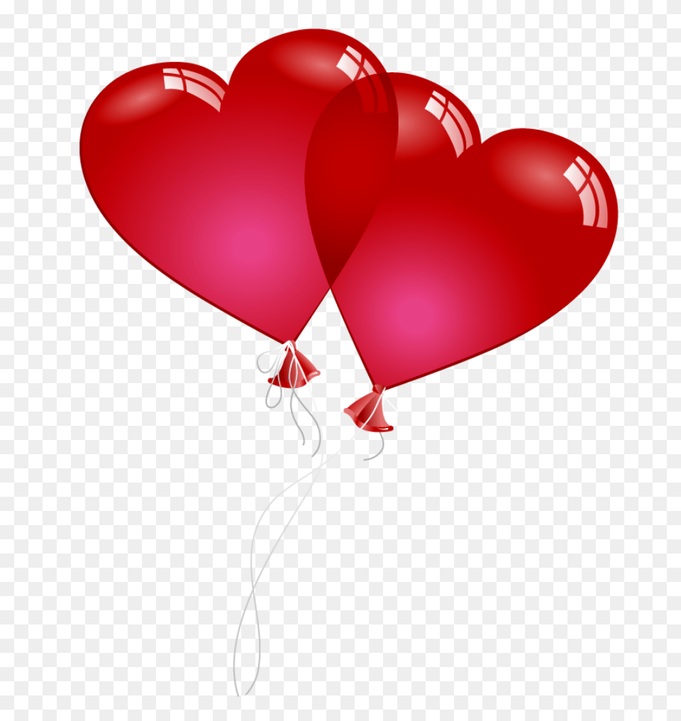 Red Valentine Heart Baloons Clipart Gallery, Balloon Free Png