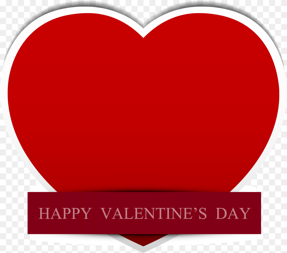 Red Valentines Day Heart Clip Art Happy Png Image