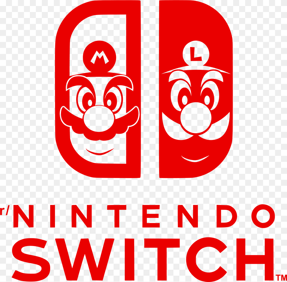 Red Variation Http I Imgur Comkq1bfaf Nintendo Switch Logo Black, Advertisement, Poster, Face, Head Free Transparent Png