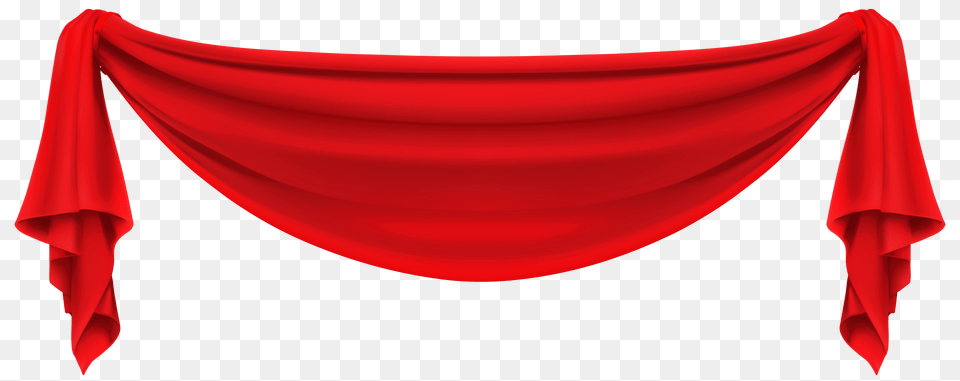 Red Veil Transparent Clip Art, Stage, Hot Tub, Tub, Curtain Png Image