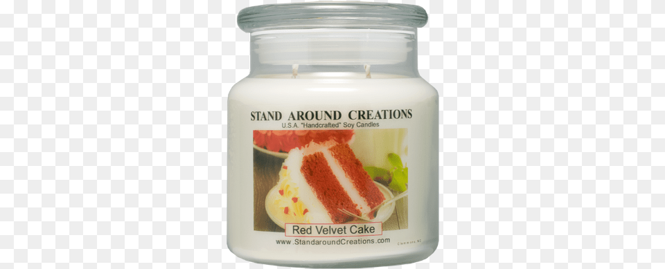 Red Velvet Cake Apothecary 16 Oz Premium 100 Soy Apothecary Candle 16 Oz Red Velvet, Bottle, Shaker, Dessert, Food Png Image
