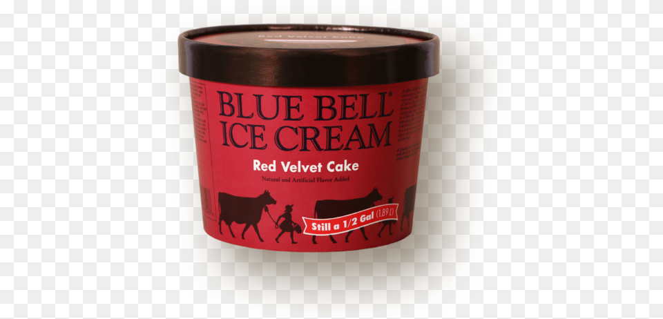 Red Velvet Cake Blue Bell Ice Cream, Cup, Food, Chocolate, Dessert Free Png Download