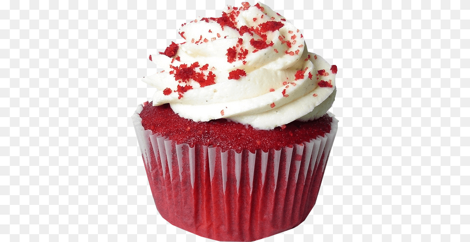 Red Velvet Cake Cupcake Frosting U0026 Icing Muffin Birthday Cupcake Red Velvet, Birthday Cake, Cream, Dessert, Food Free Png